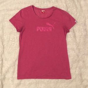 Pink Puma athletic t-shirt